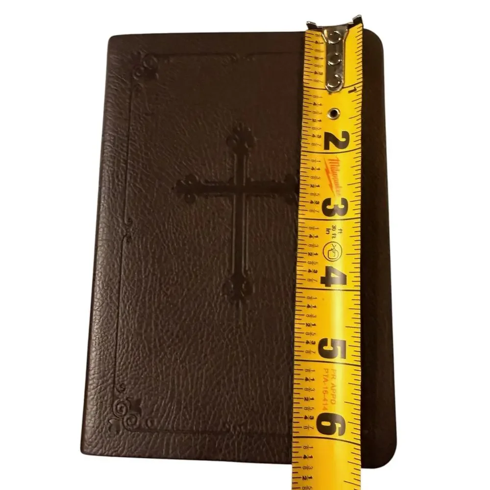 Zondervan The Holy Bible New International Version Dark Brown Leather-bound